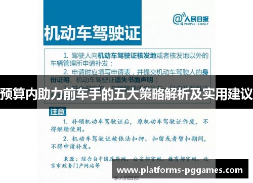 预算内助力前车手的五大策略解析及实用建议